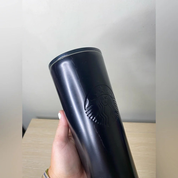 Starbucks Matte Black Stainless Steel Double Walled Ken Tumbler No Straw 24 oz - Picture 6 of 12